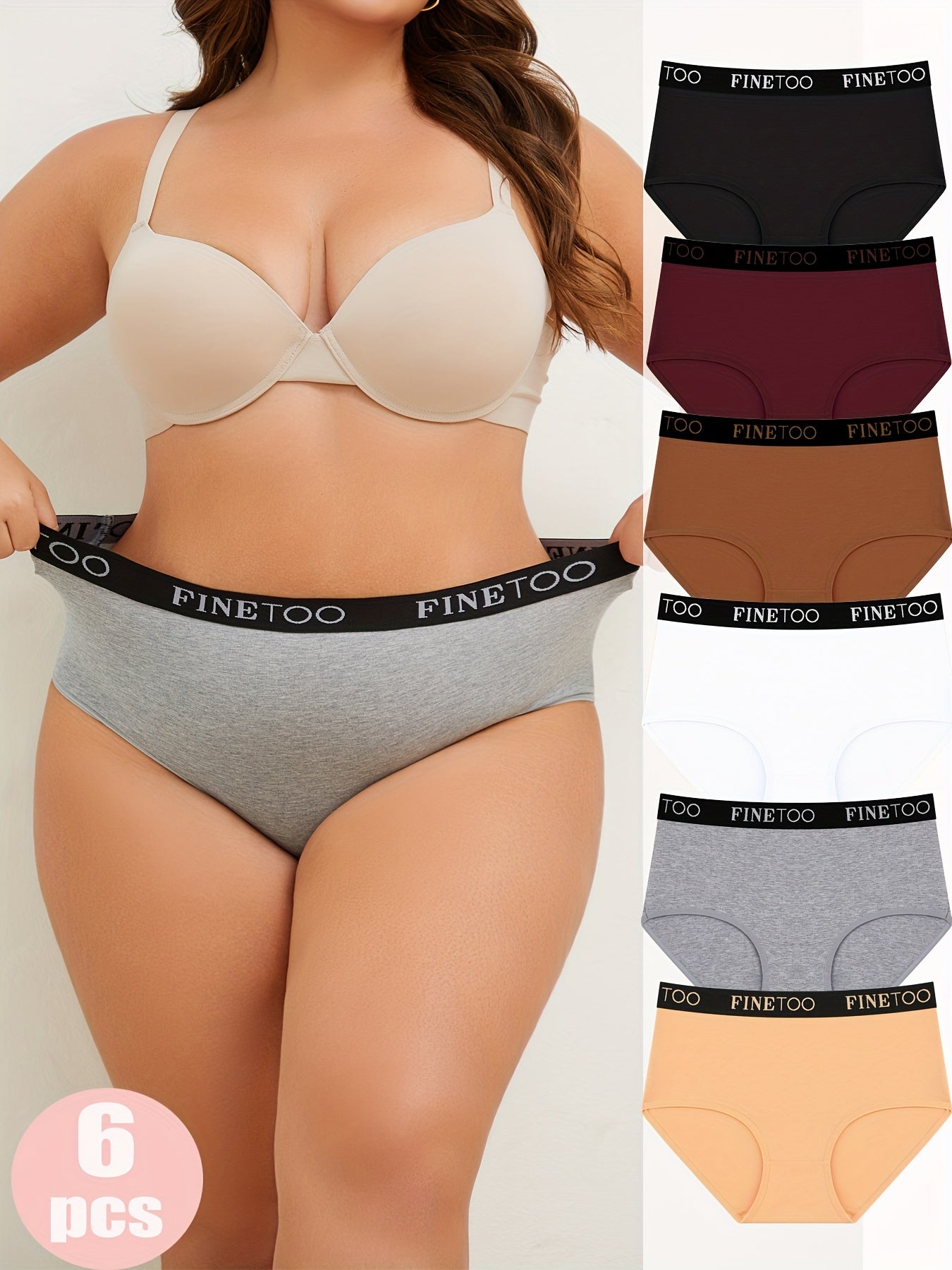 Women's Briefs - High-Waist Fit – Sizes S–XXL – view 6