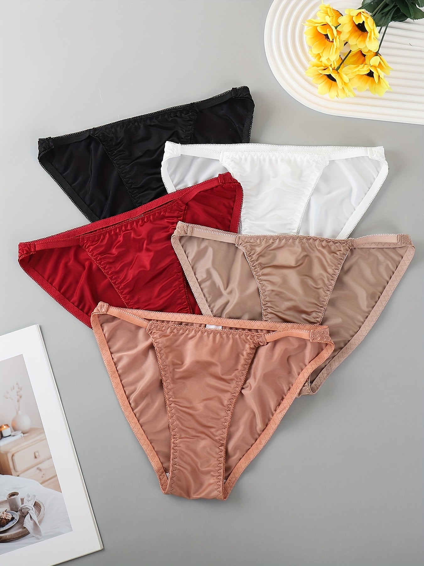 Women's Briefs – Women's Mixed colors Knit Underwear detail view