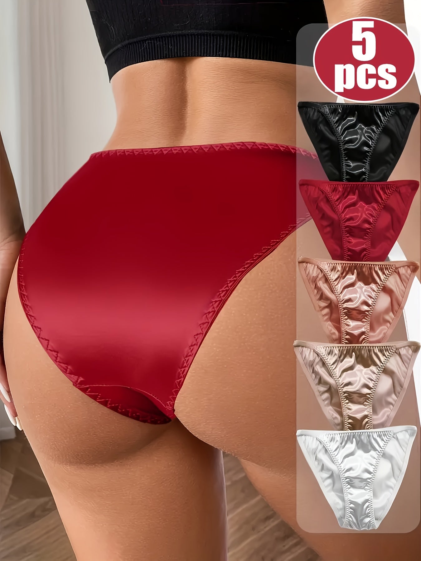 Women's Briefs – Women's Mixed colors Knit Underwear detail view