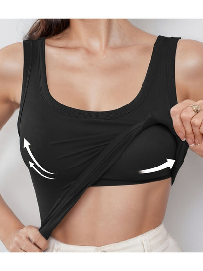 Women's Built-In Bra Camisoles - 3-Pack Wire-Free Padded – view 7