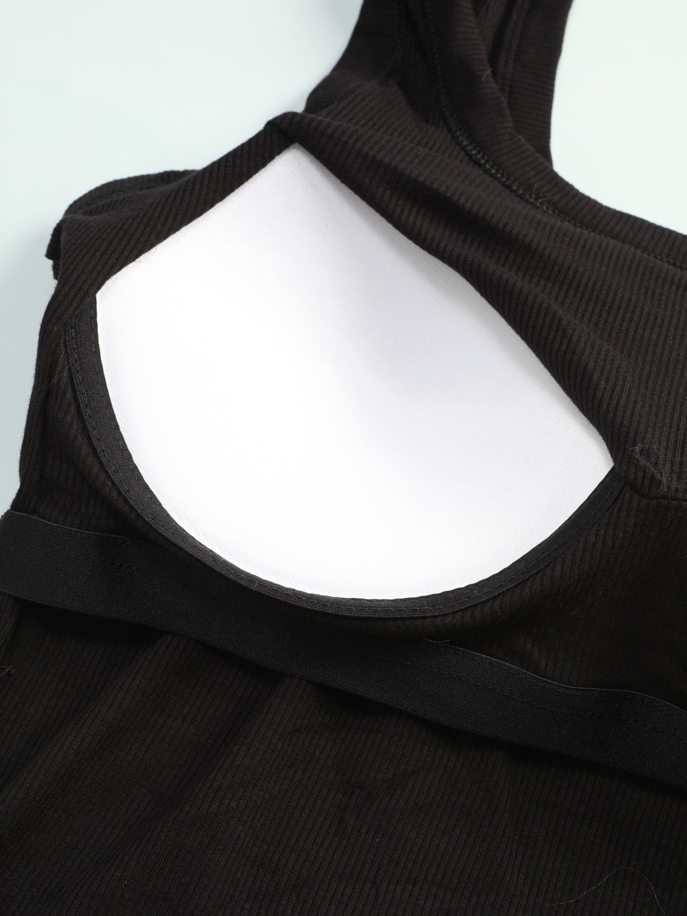 Women's Built-In Bra Tank Tops - 2-Pack U-Back Slim Fit – view 7