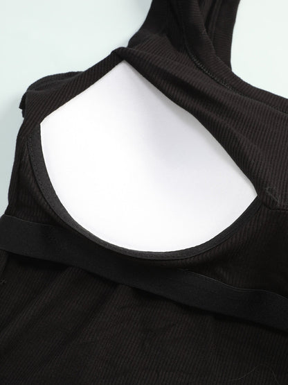 Women's Built-In Bra Tank Tops - 2-Pack U-Back Slim Fit – view 7