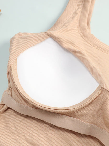 Women's Built-In Bra Tank Tops - 2-Pack U-Back Slim Fit – view 13