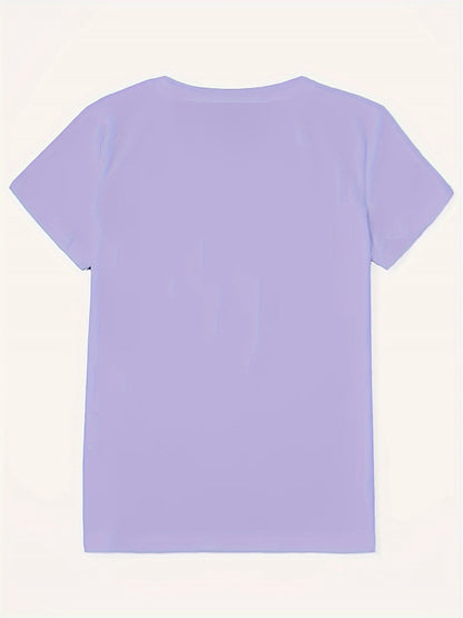 Women's Butterfly Graphic T-Shirt - Round Neck Short Sleeve – Sizes S–XXL detail view