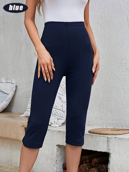 Women's Capri Leggings - 3-Pack High-Waist detail view