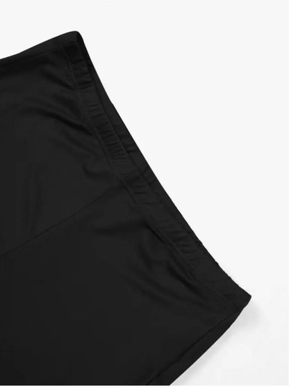 Women's Capri Leggings - Elastic Waist American Flag Print detail view