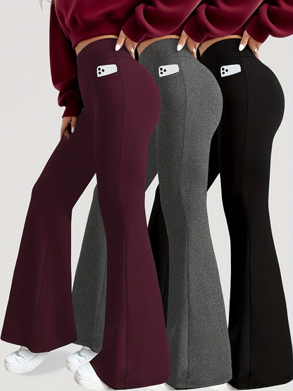 Women's Capri Leggings - High-Waist Pockets – view 2