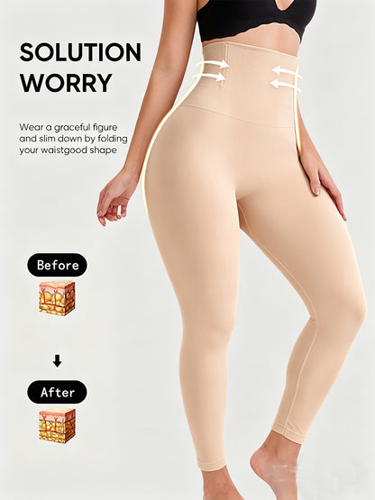 Women's Capri Leggings - High-Waist Sculpting Detail detail view