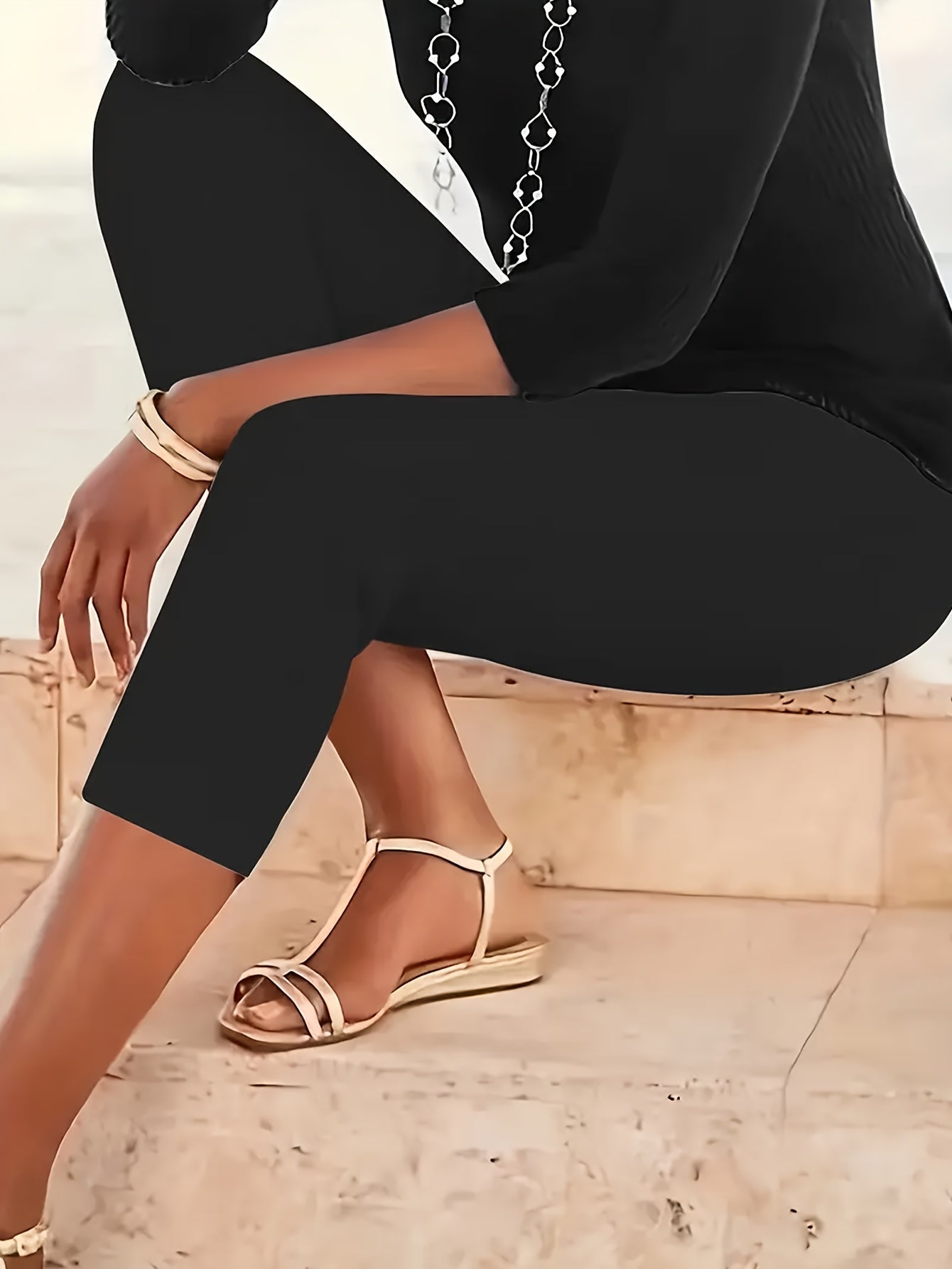 Women's Capri Leggings - High-Waist Tummy Control – view 9