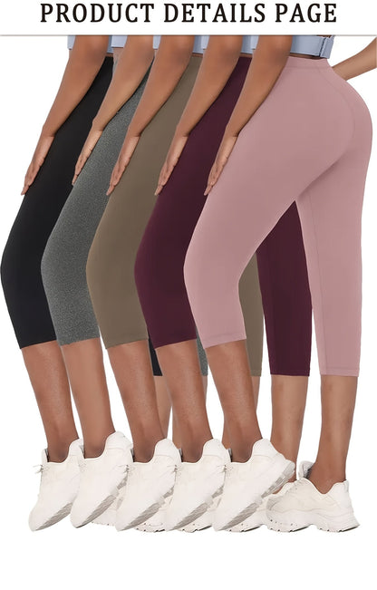 Women's Capri Leggings - Mixed Color - 1 Clean Finish detail view