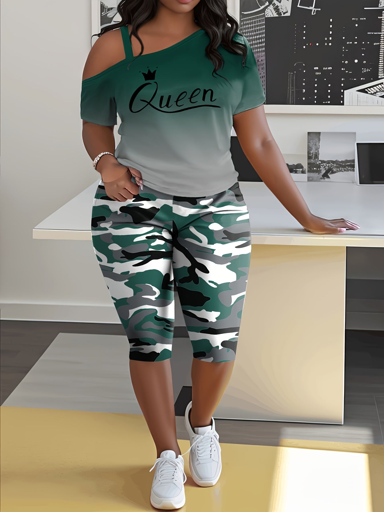 Women's Capri Pants – Black option – view 4