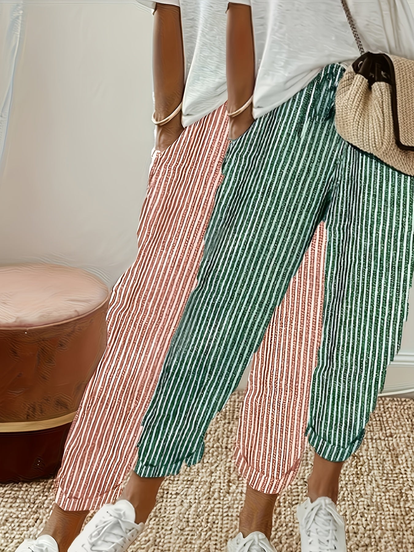 Women's Capri Pants - Everyday Relaxed fit – Blue option – view 9