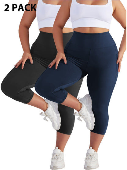 Women's Capri Pants - High-Waist Fit – Sizes 0XL–5XL – view 4