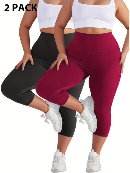 Women's Capri Pants - High-Waist Fit – Sizes 0XL–5XL – view 5