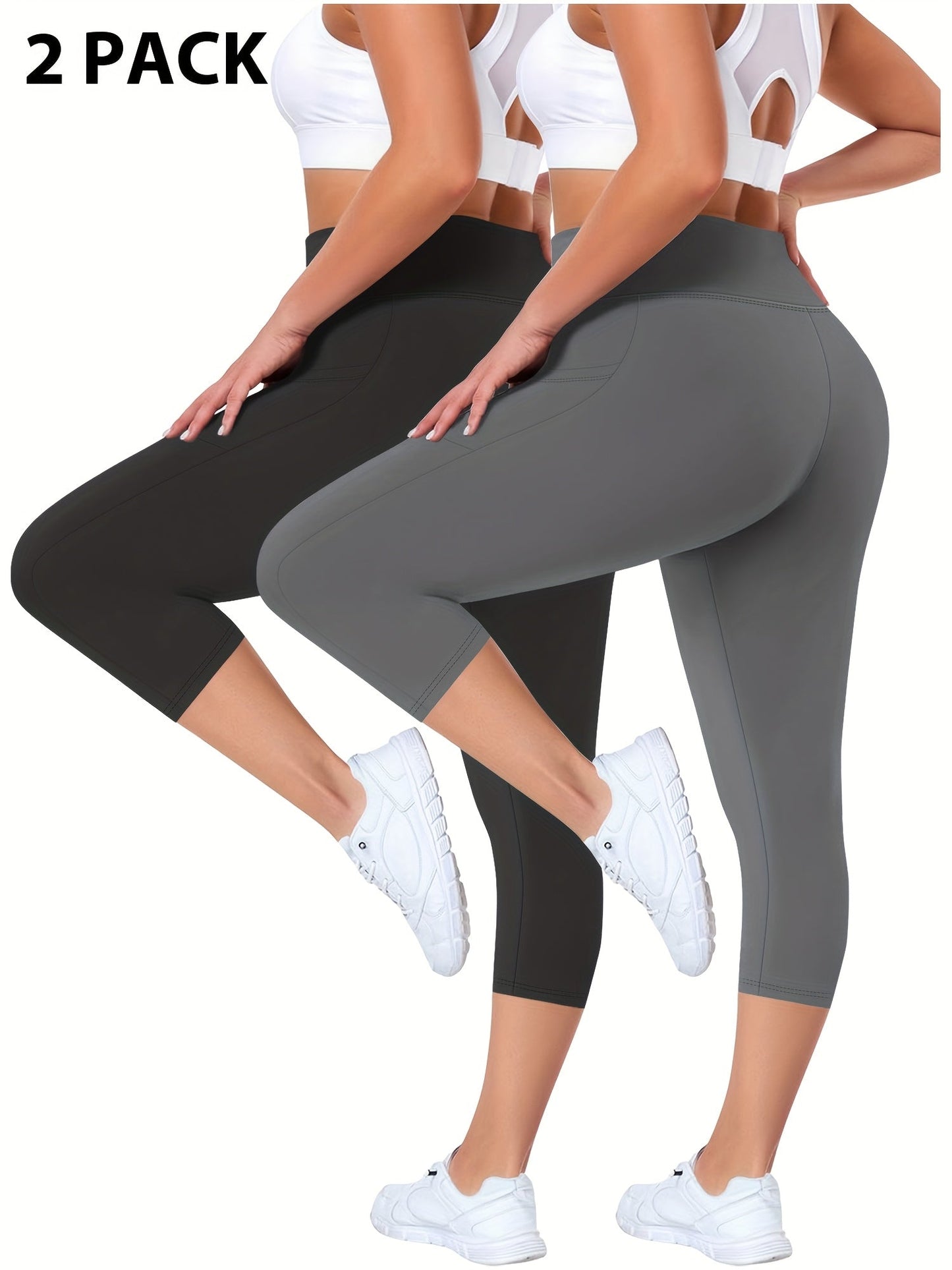 Women's Capri Pants - High-Waist Fit – Sizes 0XL–5XL – view 6