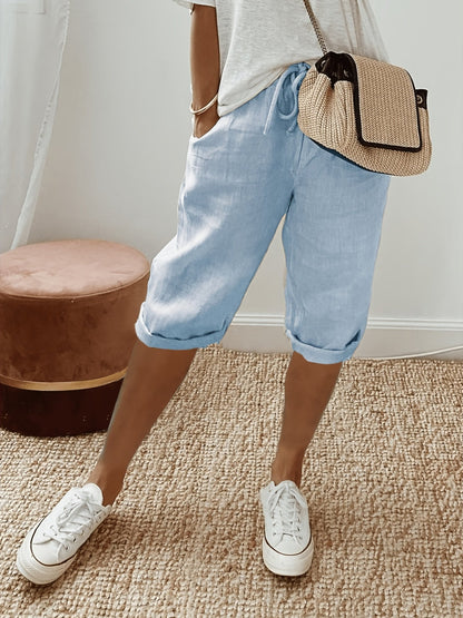 Women's Capri Pants - Pocket Detail detail view