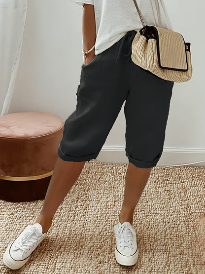 Women's Capri Pants - Pocket Detail detail view
