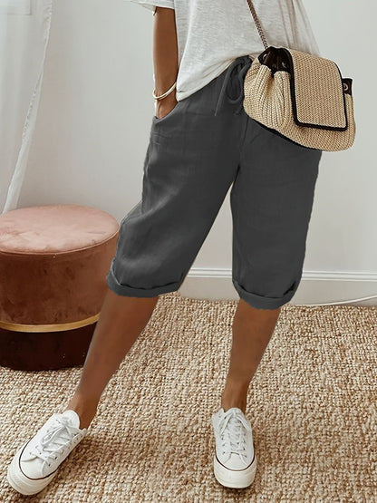Women's Capri Pants - Pocket Detail detail view