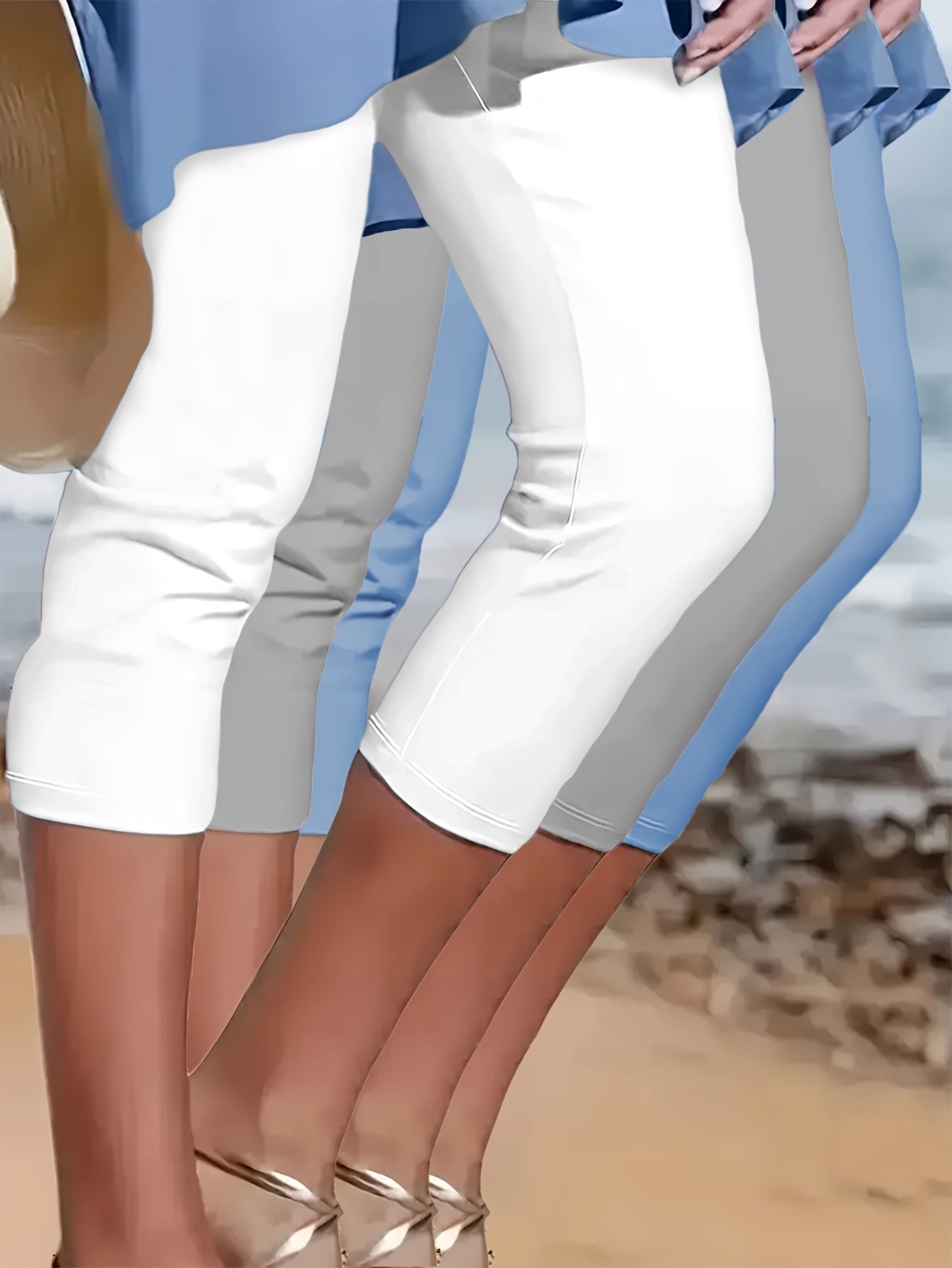 Women's Capri Pants - Stretch Comfort – Sizes S–XXL detail view