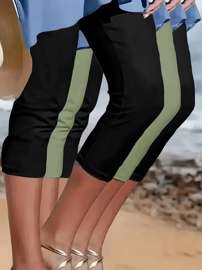 Women's Capri Pants - Stretch Comfort – Sizes S–XXL – Black option – main product image