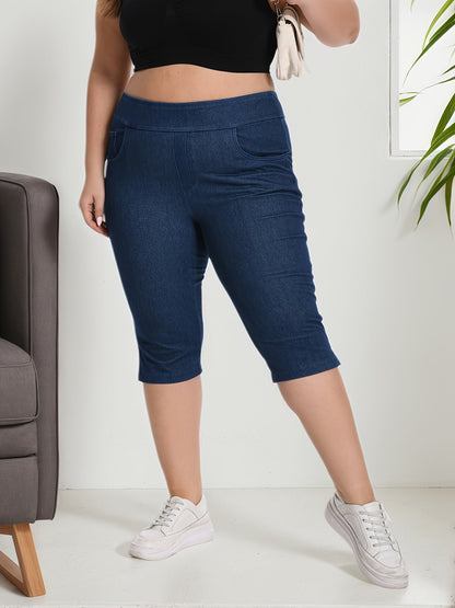 Women's Capri Pants - Stretch Relaxed fit 02 detail view