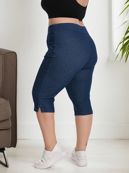 Women's Capri Pants - Stretch Relaxed fit 02 detail view