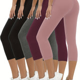 2 Black + Hemp Gray + Wine Red + Pink