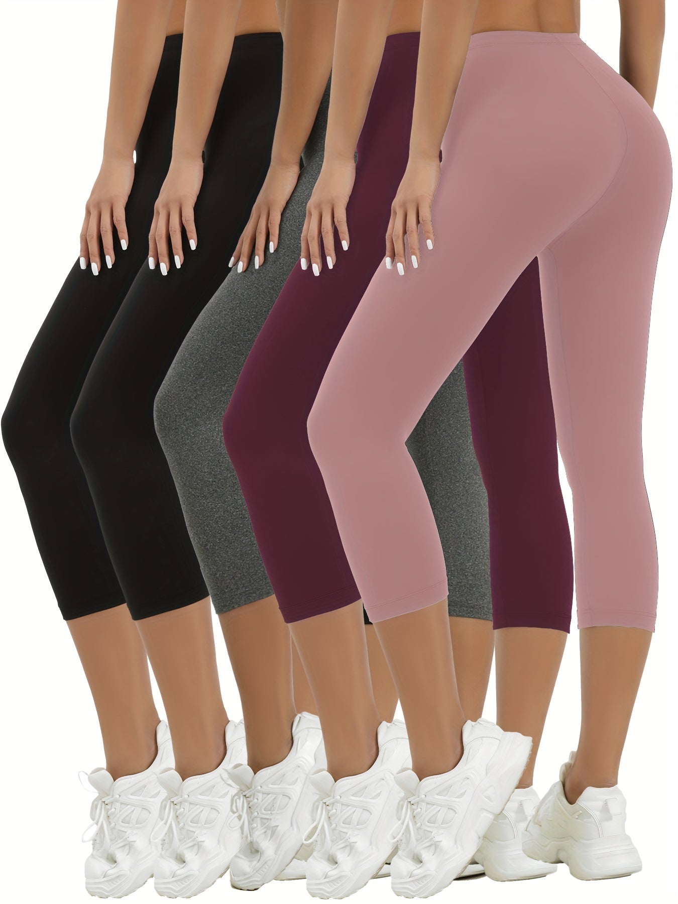 Women's Capri Pants - Stretch Slim fit 36 – Black option – view 3