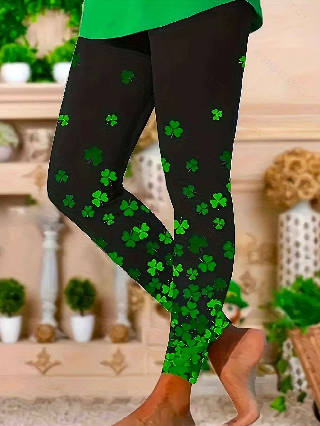 Women's Capri Pants - Stretch Slim fit 60 – Black option – main product image