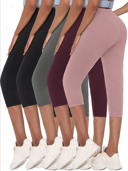 Women's Capri Pants - Stretch Slim fit detail view