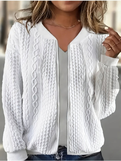 Women's Cardigan - Layering detail view
