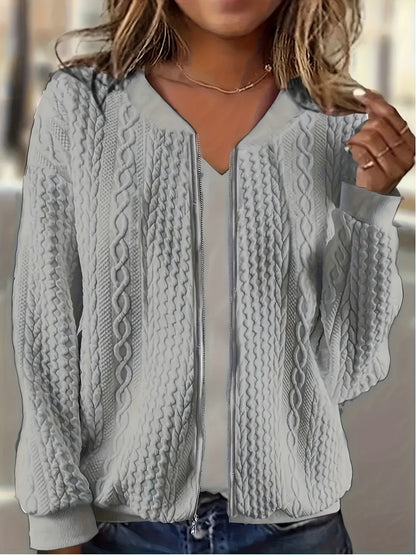 Women's Cardigan - Layering detail view