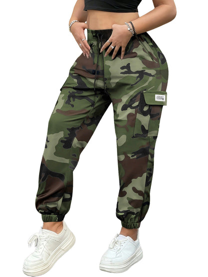 Women's Cargo Pants - Drawstring Waist 47 detail view