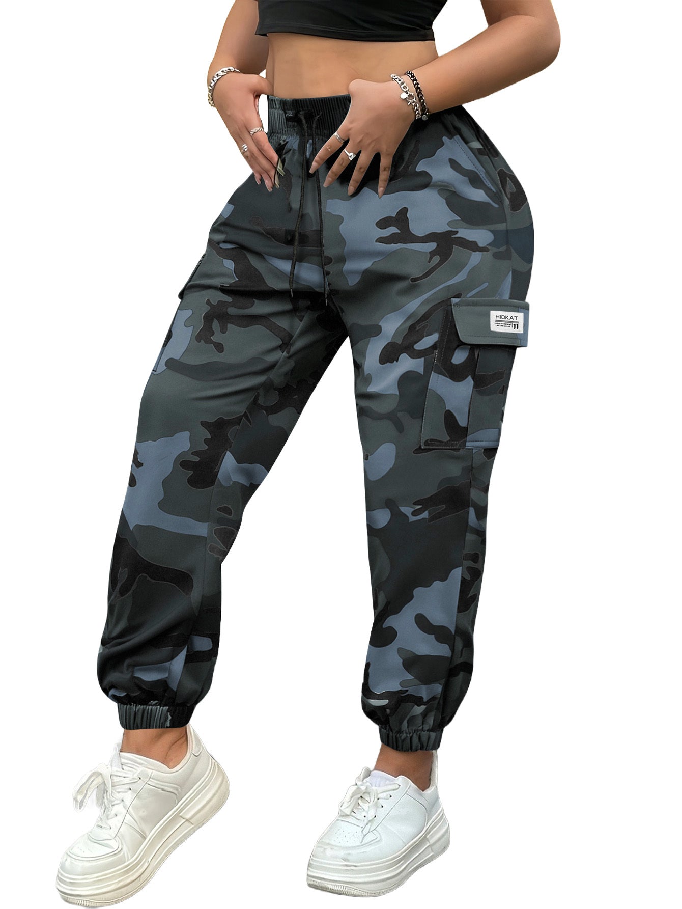 Women's Cargo Pants - Drawstring Waist 47 – view 18