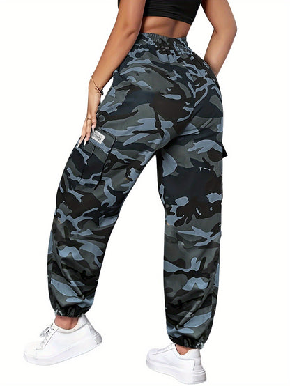 Women's Cargo Pants - Elastic Waist detail view