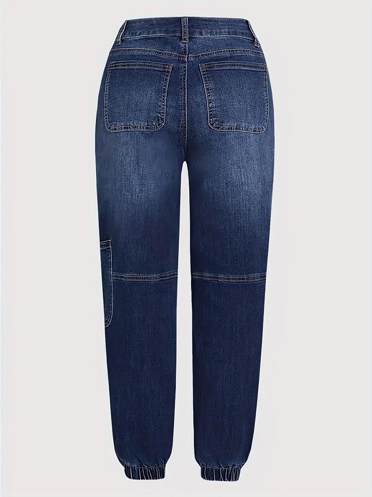 Women's Cargo Pants - Elastic Waist Regular Fit detail view
