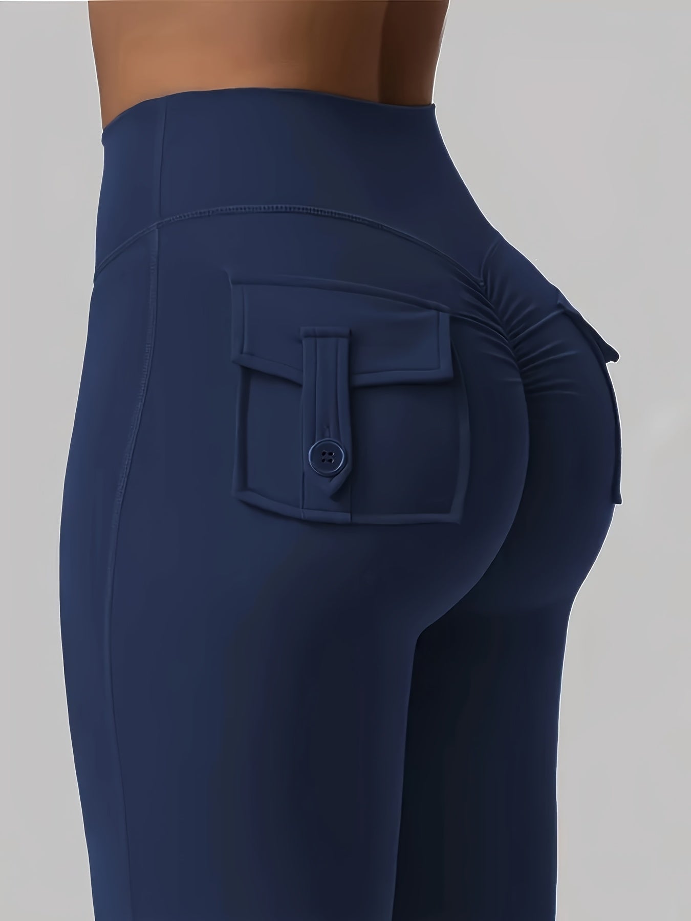Women's Cargo Pants - High-Waist Fit – Sizes S–XL detail view