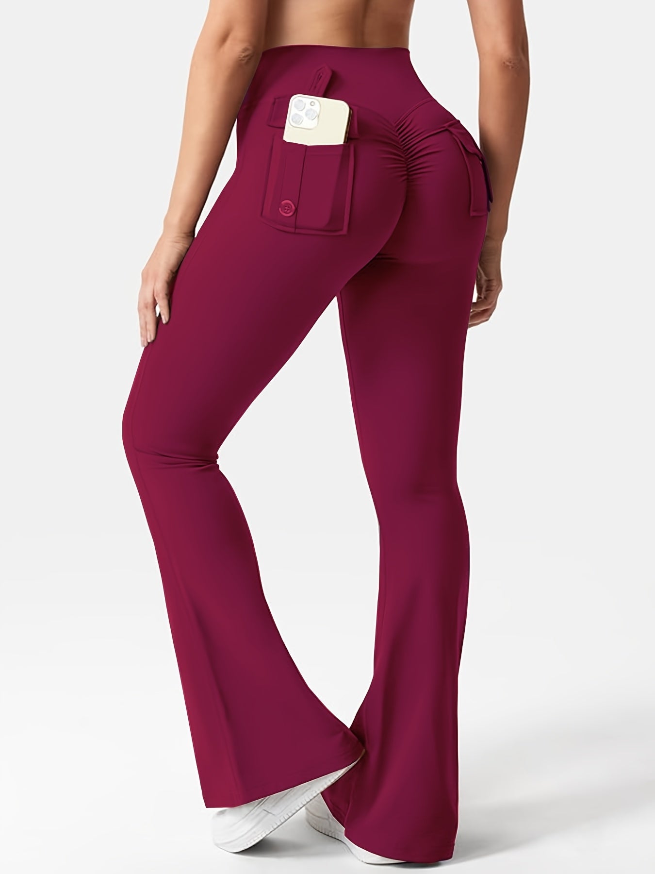Women's Cargo Pants - High-Waist Fit – Sizes S–XL detail view