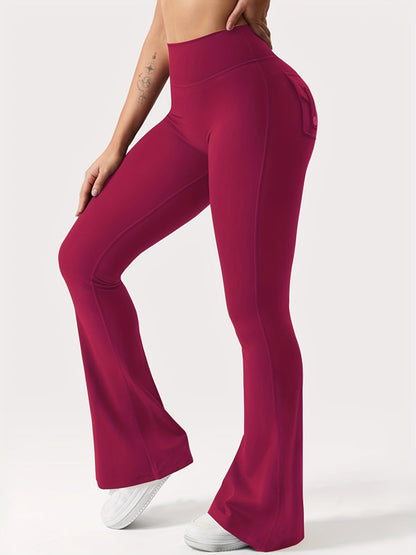 Women's Cargo Pants - High Waist Flared leg – view 20