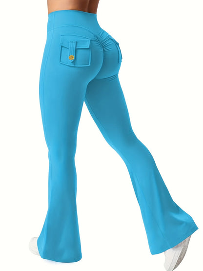 Women's Cargo Pants - High Waist Flared leg – view 27