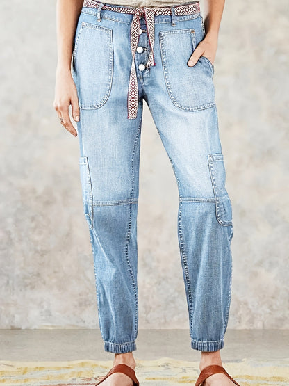 Women's Cargo Pants - Pocket Detail Regular Fit detail view