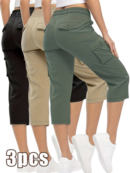 Women's Cargo Pants - Stretch Comfort – 9-Color Selection – Blue option – view 5