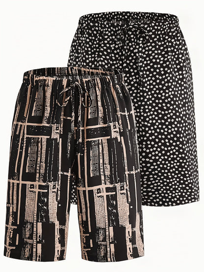 Women's Cargo Shorts - Drawstring Waist detail view