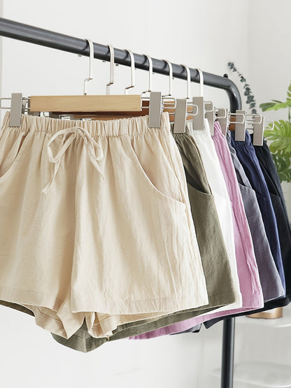 Women's Cargo Shorts - Drawstring Waist With Pockets – 7pcs-Mix detail view