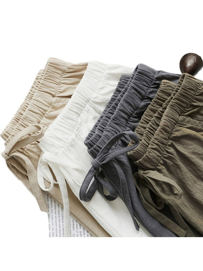 Women's Cargo Shorts - Drawstring Waist With Pockets – 7pcs-Mix detail view
