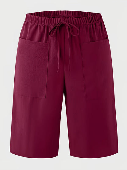 Women's Cargo Shorts - Multi Pocket – 4-Color Selection detail view
