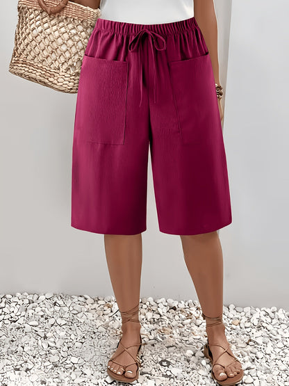 Women's Cargo Shorts - Multi Pocket – 4-Color Selection detail view