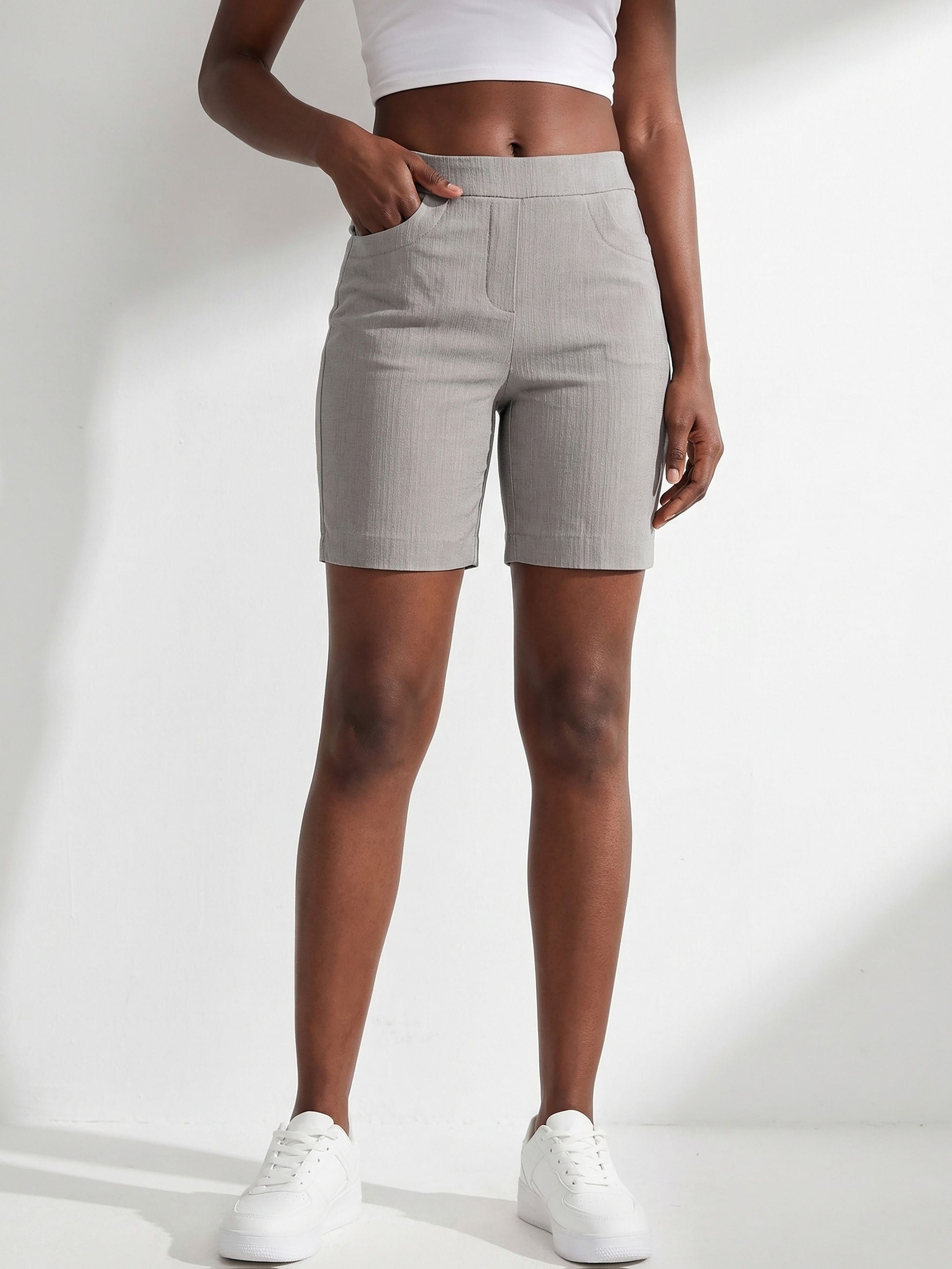 Women's Cargo Shorts - Multi Pocket Active Style – view 13
