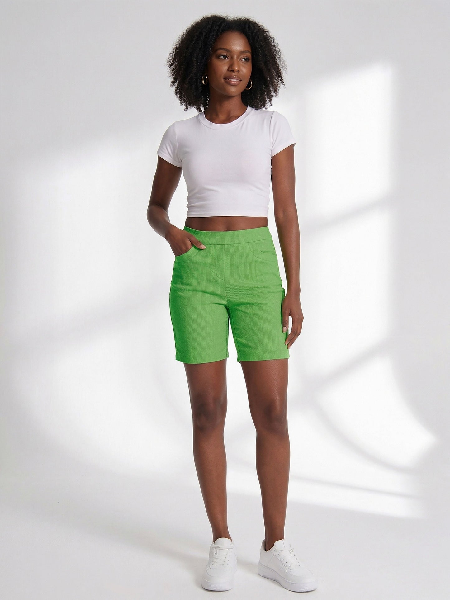 Women's Cargo Shorts - Multi Pocket Active Style – view 17