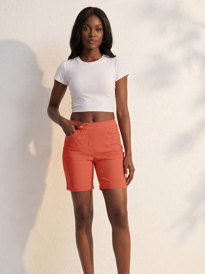 Women's Cargo Shorts - Multi Pocket Active Style – view 30